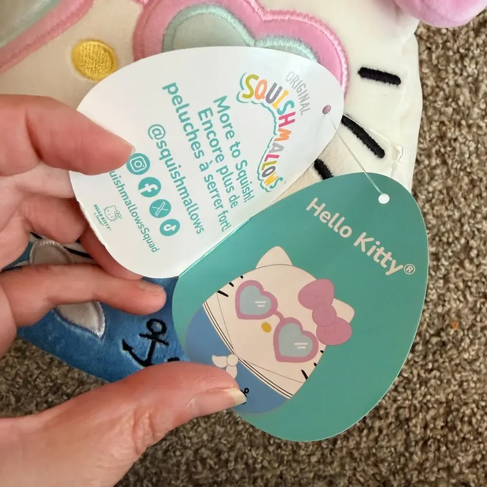 Hello Kitty Squishmallows Sunglasses Plush New with Tags